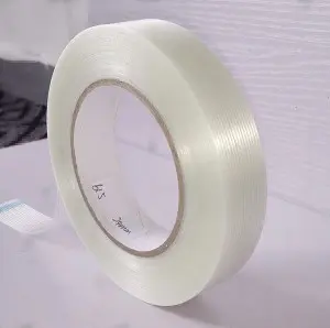 100% Original China Bomei Waterproof High Strength Straight Line Clear Fiber Filament Tape